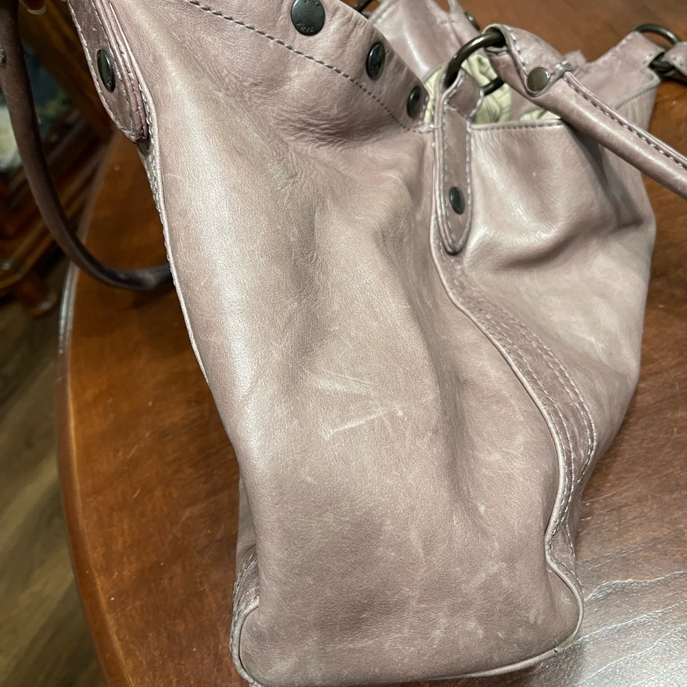FRYE MELISSA satchel Pull-Up Leather Tote Carryall Shoulder Bag Shopper purse - Picture 16 of 16